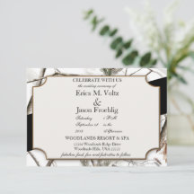 Inbjudan till vinter-kamerasbröllop