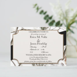 Inbjudan till vinter-kamerasbröllop