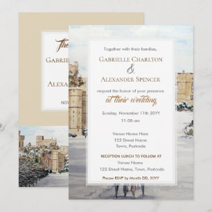 Inbjudan till vinter på Windsor Castle Wedding