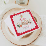 Inbjudan till Vinter Santa Baby Shower Pappersservett<br><div class="desc">Önska dina gäster den här julsäsongen med vår julklapp för barn i Baby. De här servetterna sprängdes med helgdag och satte perfekten till ett oförglömligt firande. Hur söta de än är, så är de säkra på att få ditt barn att duscha en att minnas. Matchande objekt i vår butik Cava...</div>