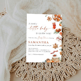 Inbjudan till Vinterjul-babyskor