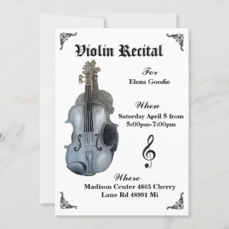 Inbjudan till Violin-skäl