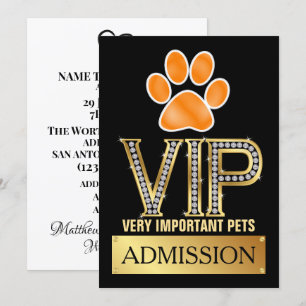 Inbjudan till VIP PETS-åtkomst