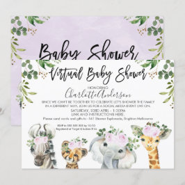 Inbjudan till Virtuell babystölder för Light Lila