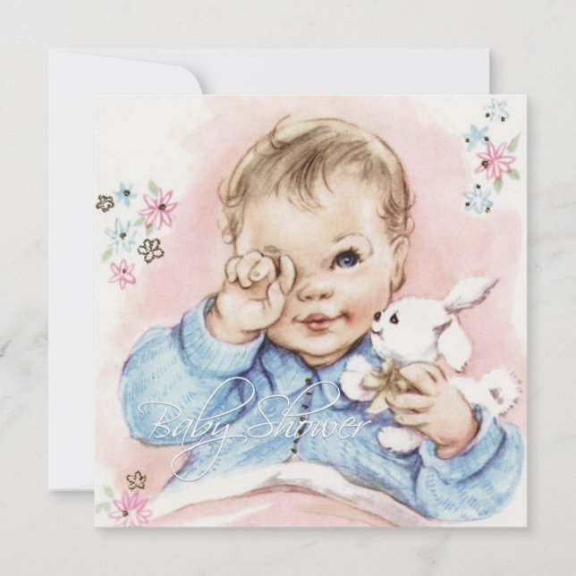 Inbjudan till visningsprogrammet Pojke i baby blue (Framsida)