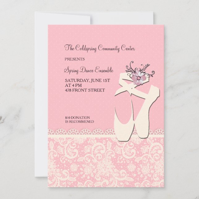 Inbjudan till vita lastpallsskor (Framsida)