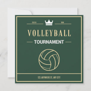 Inbjudan till volleybollturnering eller -evenemang