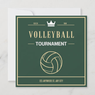 Inbjudan till volleybollturnering eller -evenemang