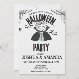 Inbjudan till vuxen Halloween fest