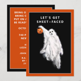 Inbjudan till vuxen Halloween fest