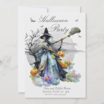 Inbjudan till vuxen Halloween fest