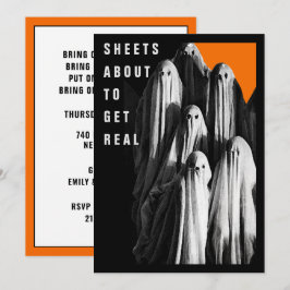 Inbjudan till vuxen Halloween fest