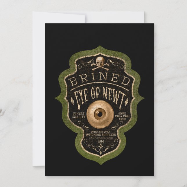 Inbjudan till vuxen Halloween fest - vänlighet (Framsida)