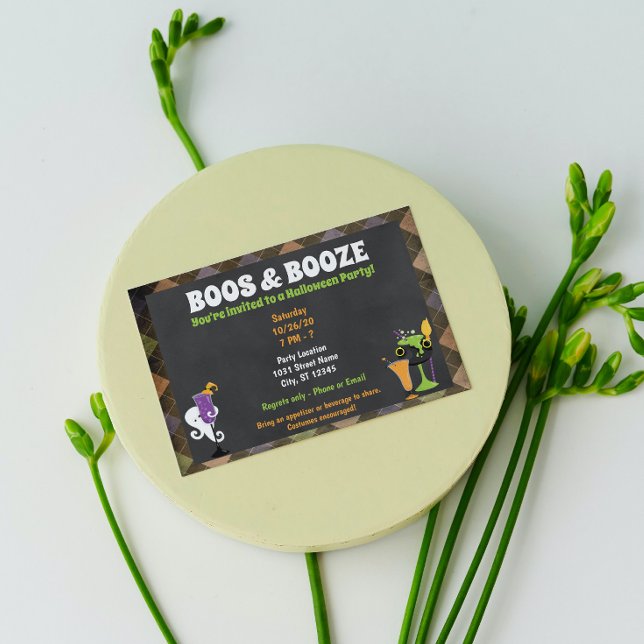 Inbjudan till Vuxnor i roligt Halloween fest (Skapare uppladdad)