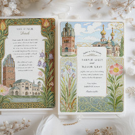 Inbjudan till Watercolor Darmstadt Wedding