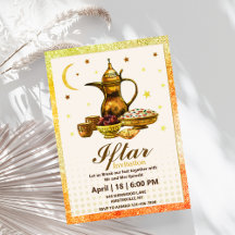 Inbjudan till Watercolor Iftar Party