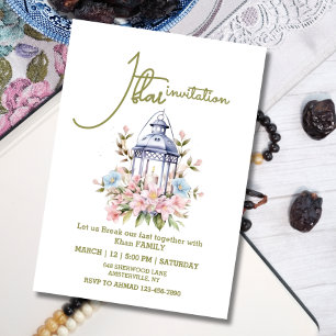 Inbjudan till Watercolor Lantern Iftar Party