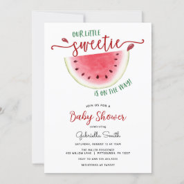 Inbjudan till Watermelon Baby Shower