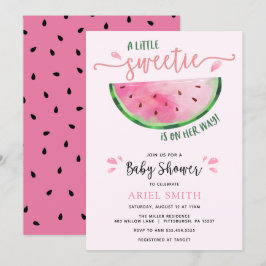 Inbjudan till Watermelon Baby Shower