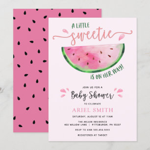 Inbjudan till Watermelon Baby Shower
