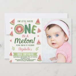 Inbjudan till Watermelon Barns födelsedag och Part