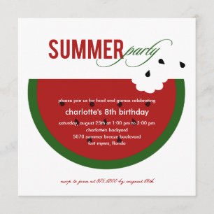 Inbjudan till Watermelon Summer Party