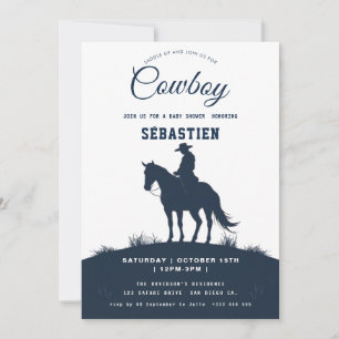 Inbjudan till Western födelsedagsdag till Cowboyen