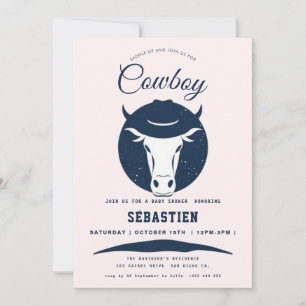 Inbjudan till Western födelsedagsdag till Cowboyen