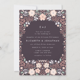 Inbjudan till Whirlwind Blommigt Wedding