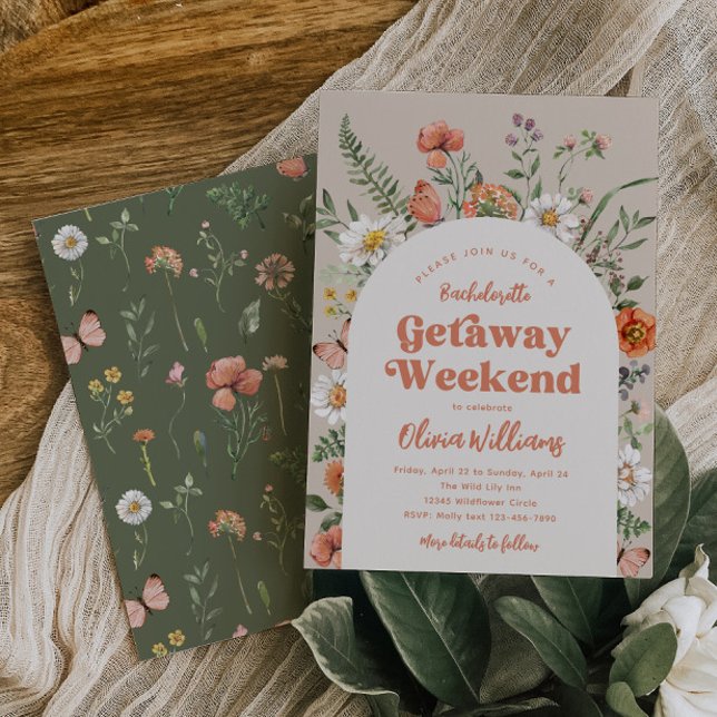 Inbjudan till Wildblomma Bachelorette Helg (Skapare uppladdad)