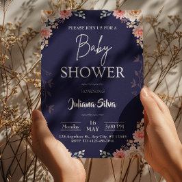 Inbjudan till Wildblomma Boho Baby Shower