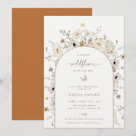 Inbjudan till Wildblomma Ram Baby Shower