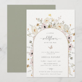 Inbjudan till Wildblomma Ram Baby Shower