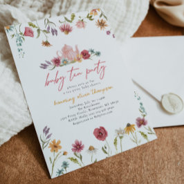 Inbjudan till Wildblomme Tea Baby Shower