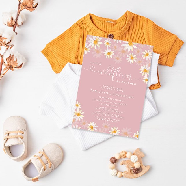 Inbjudan till Wildblommor Baby Shower (Skapare uppladdad)