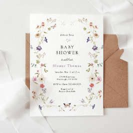 Inbjudan till Wildbloms Meadow WAN Baby Shower