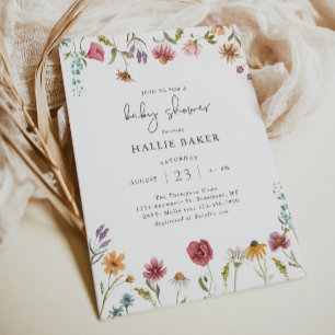Inbjudan till Wildblomsterbabyskor