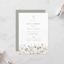Inbjudan till Wildblomsterbabyskor