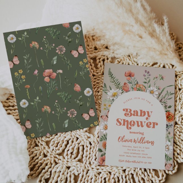 Inbjudan till Wildblomsterbabyskor | VILD BABY (Skapare uppladdad)