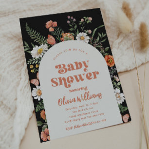 Inbjudan till Wildblomsterbabyskor VILD BABY