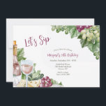 Inbjudan till Winery<br><div class="desc">En vattenfärgsinbjudan med kluster av druvor, vin och ostbricka. Perfekt för vin party, bachelorette helg vid vineriet med mera. (Bild av Freepik). Kortet är enkelt att anpassa med din text, ditt teckensnitt och ditt teckensnitt färg. Inte exakt vad du är tittar för? Alla våra produkter kan vara designad anpassningsbar för...</div>