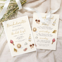Inbjudan till Winery Picnic Bachelorette Helg