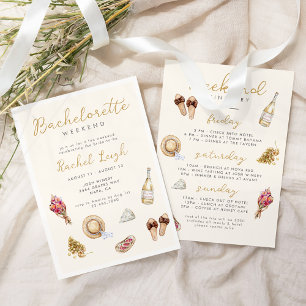 Inbjudan till Winery Picnic Bachelorette Helg