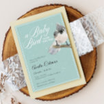 Inbjudan till Winter Bird Snö Baby Shower<br><div class="desc">Inbjudan till Winter Bird Snö Baby Shower</div>