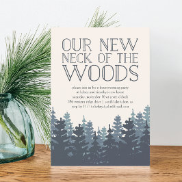 Inbjudan till Winter Forest Houseuppvärmningsparti