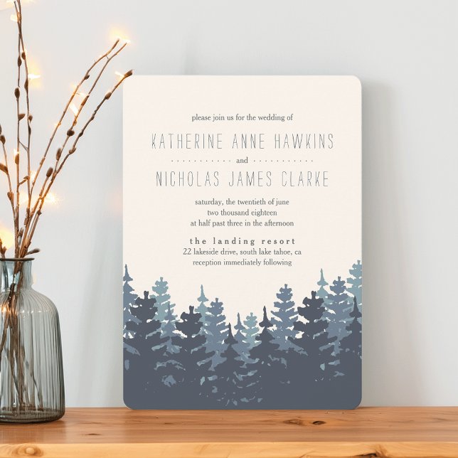 Inbjudan till Winter Forest Wedding (Skapare uppladdad)