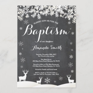 Inbjudan till Winter Hjort Baptism