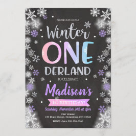 Inbjudan till Winter ONEderland 1:a födelsedag