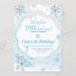 Inbjudan till Winter ONEderland 1:a födelsedag