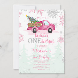 Inbjudan till Winter ONEderland Birthday